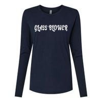 Glass Blower Womens Cotton Relaxed Long Sleeve T-Shirt