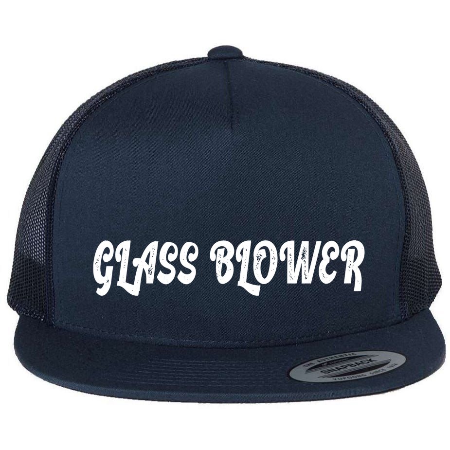 Glass Blower Flat Bill Trucker Hat