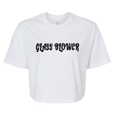 Glass Blower Bella+Canvas Jersey Crop Tee