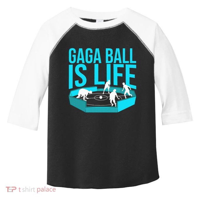 Gaga Ball Gift Cool Dodgeball Ball Is Life Soccer Toddler Fine Jersey T-Shirt