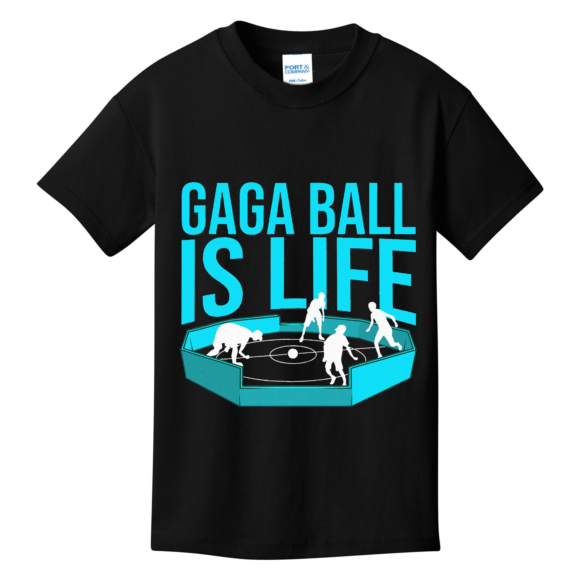 Gaga Ball Gift Cool Dodgeball Ball Is Life Soccer Kids T-Shirt