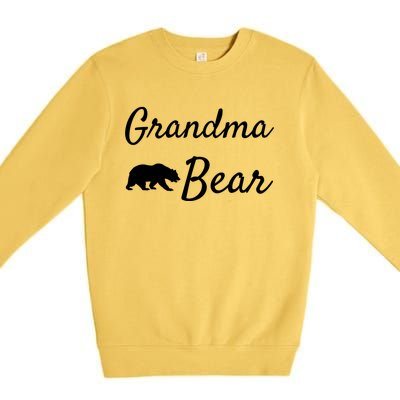 Grandma Bear Gift Christmas Papa Bear Mama Bear Bear Gift Premium Crewneck Sweatshirt