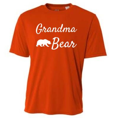 Grandma Bear Gift Christmas Papa Bear Mama Bear Bear Gift Cooling Performance Crew T-Shirt