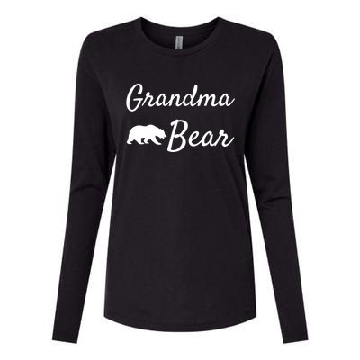 Grandma Bear Gift Christmas Papa Bear Mama Bear Bear Gift Womens Cotton Relaxed Long Sleeve T-Shirt