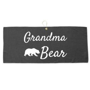 Grandma Bear Gift Christmas Papa Bear Mama Bear Bear Gift Large Microfiber Waffle Golf Towel