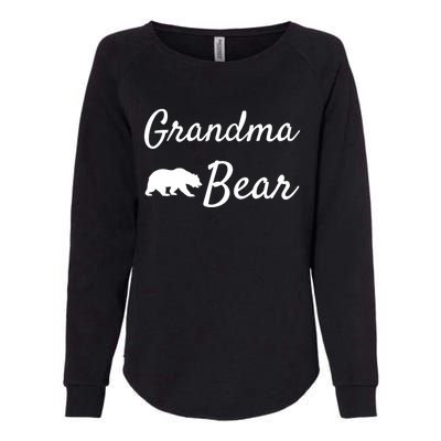 Grandma Bear Gift Christmas Papa Bear Mama Bear Bear Gift Womens California Wash Sweatshirt