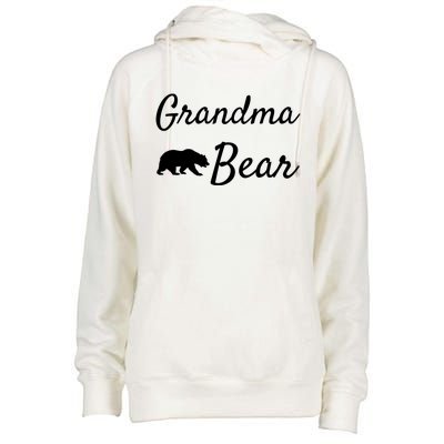 Grandma Bear Gift Christmas Papa Bear Mama Bear Bear Gift Womens Funnel Neck Pullover Hood