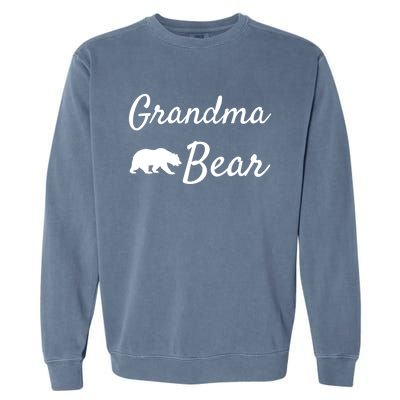 Grandma Bear Gift Christmas Papa Bear Mama Bear Bear Gift Garment-Dyed Sweatshirt