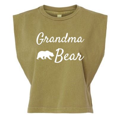 Grandma Bear Gift Christmas Papa Bear Mama Bear Bear Gift Garment-Dyed Women's Muscle Tee