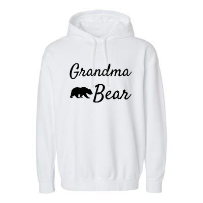 Grandma Bear Gift Christmas Papa Bear Mama Bear Bear Gift Garment-Dyed Fleece Hoodie