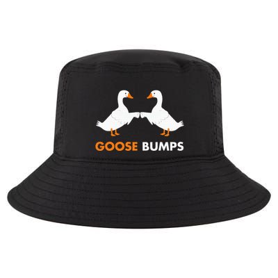 Goose Bumps Goosebumps Funny Geese Fist Bump Pun Cool Comfort Performance Bucket Hat