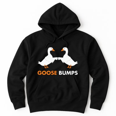 Goose Bumps Goosebumps Funny Geese Fist Bump Pun Hoodie