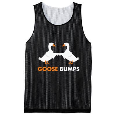 Goose Bumps Goosebumps Funny Geese Fist Bump Pun Mesh Reversible Basketball Jersey Tank