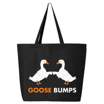 Goose Bumps Goosebumps Funny Geese Fist Bump Pun 25L Jumbo Tote