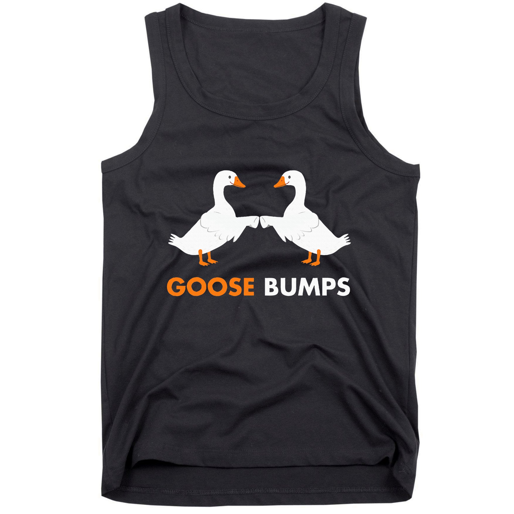 Goose Bumps Goosebumps Funny Geese Fist Bump Pun Tank Top