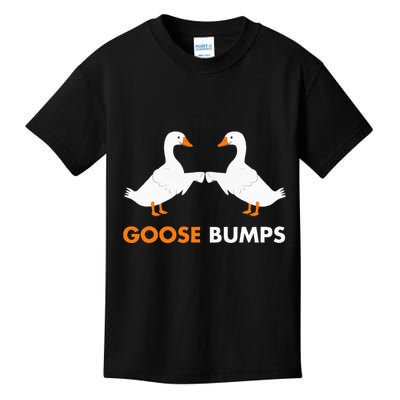 Goose Bumps Goosebumps Funny Geese Fist Bump Pun Kids T-Shirt