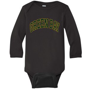 Green Bay Baby Long Sleeve Bodysuit