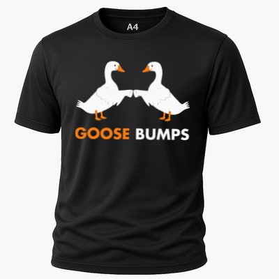 Goose Bumps Goosebumps Funny Geese Fist Bump Pun Performance Shirt