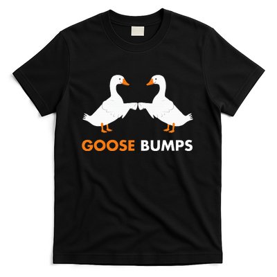 Goose Bumps Goosebumps Funny Geese Fist Bump Pun T-Shirt