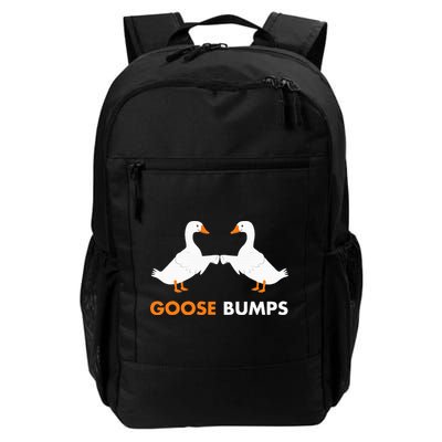Goose Bumps Goosebumps Funny Geese Fist Bump Pun Backpack