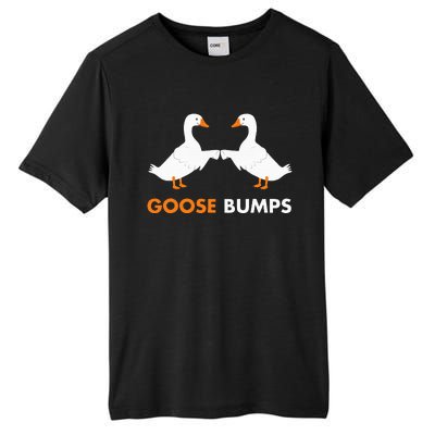 Goose Bumps Goosebumps Funny Geese Fist Bump Pun Tall Fusion ChromaSoft Performance T-Shirt