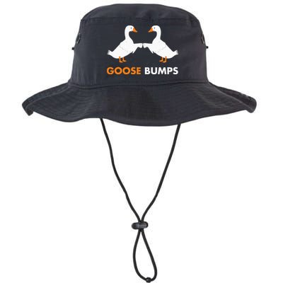 Goose Bumps Goosebumps Funny Geese Fist Bump Pun Bucket Hat