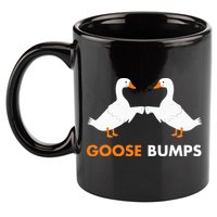 Goose Bumps Goosebumps Funny Geese Fist Bump Pun 11oz C Handle Ceramic Mug