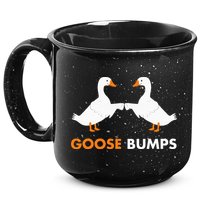 Goose Bumps Goosebumps Funny Geese Fist Bump Pun 15oz Campfire Ceramic Mug