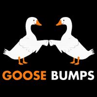 Goose Bumps Goosebumps Funny Geese Fist Bump Pun 16 in Basic Backpack