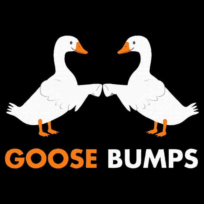 Goose Bumps Goosebumps Funny Geese Fist Bump Pun 16 in Basic Backpack