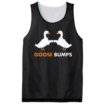 Goose Bumps Goosebumps Funny Geese Fist Bump Pun Mesh Reversible Basketball Jersey Tank