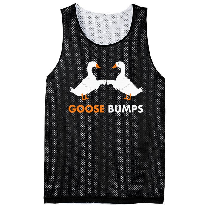 Goose Bumps Goosebumps Funny Geese Fist Bump Pun Mesh Reversible Basketball Jersey Tank