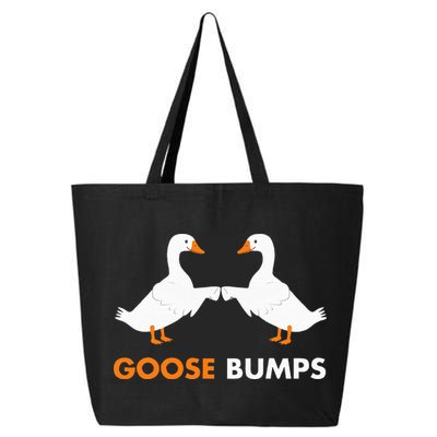 Goose Bumps Goosebumps Funny Geese Fist Bump Pun 25L Jumbo Tote