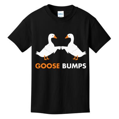 Goose Bumps Goosebumps Funny Geese Fist Bump Pun Kids T-Shirt