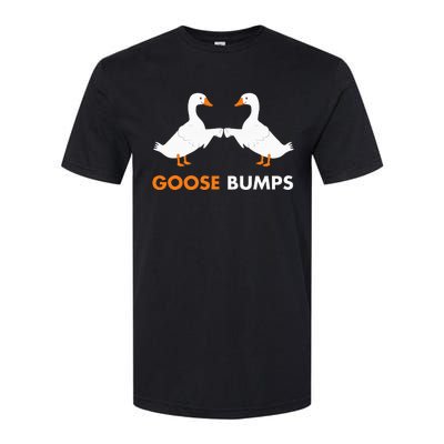 Goose Bumps Goosebumps Funny Geese Fist Bump Pun Softstyle CVC T-Shirt