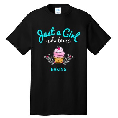 Girl Baking Tall T-Shirt