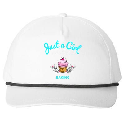 Girl Baking Snapback Five-Panel Rope Hat