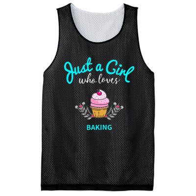 Girl Baking Mesh Reversible Basketball Jersey Tank