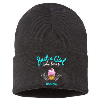 Girl Baking Sustainable Knit Beanie