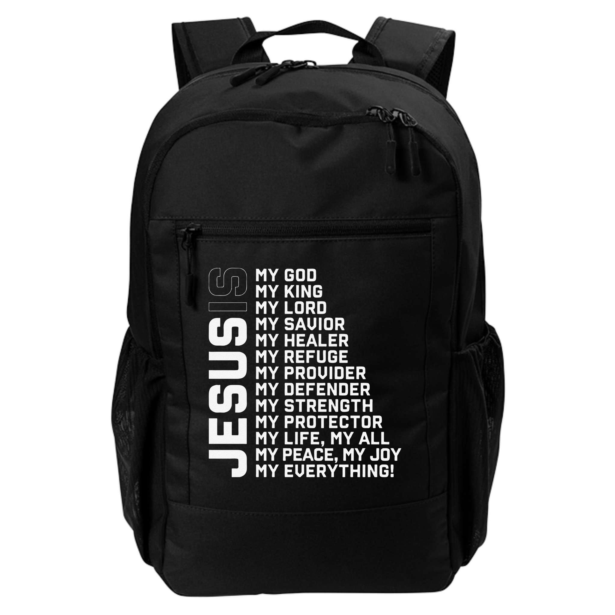 God Believer Gift Jesus Christian Lord Jesus Definition Backpack