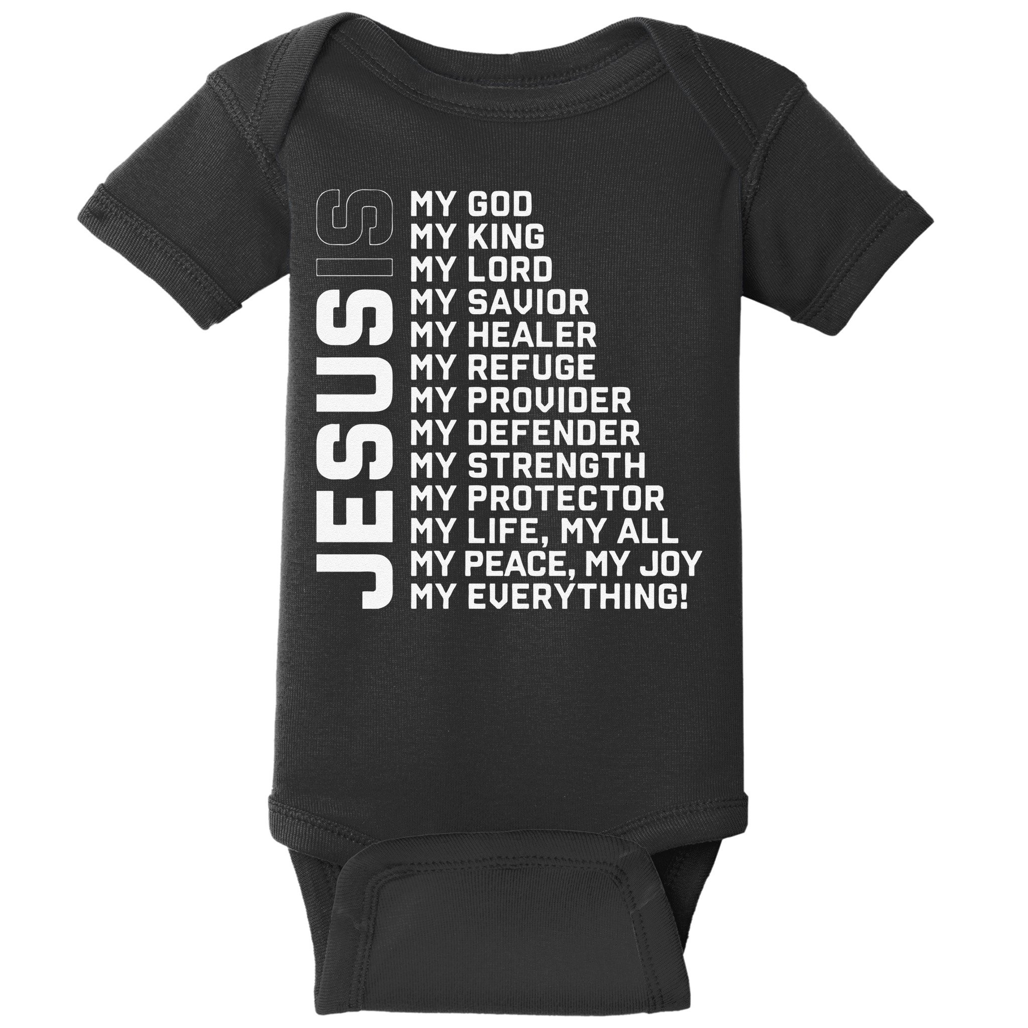 God Believer Gift Jesus Christian Lord Jesus Definition Baby Bodysuit