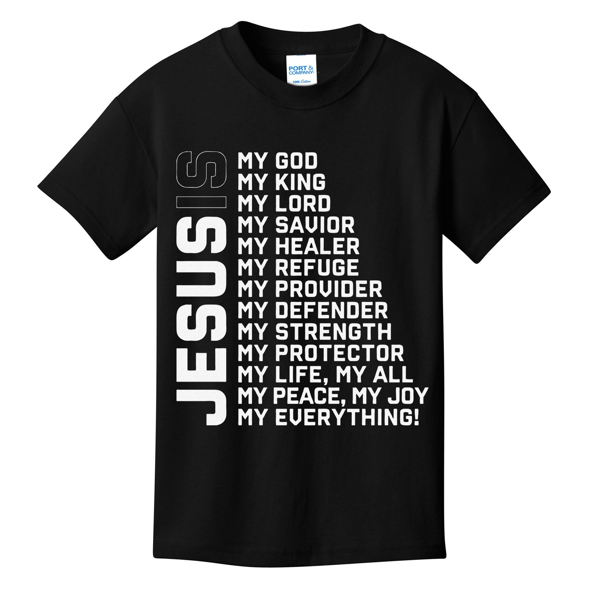 God Believer Gift Jesus Christian Lord Jesus Definition Kids T-Shirt
