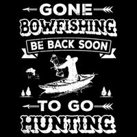Gone Bowfishing Gift Bowfisher Hunting Tee Hunter Gift Youth Performance Sprint T-Shirt