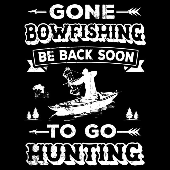 Gone Bowfishing Gift Bowfisher Hunting Tee Hunter Gift Youth Performance Sprint T-Shirt