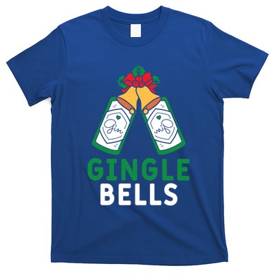 Gingle Bells Gin Funny Xmas Gin Er Christmas Ing Gift T-Shirt