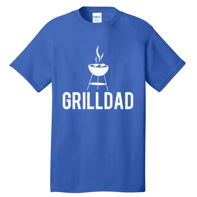 Grilldad Barbecue Grill Daddy Master Bbq Smoker Chef Dad Funny Gift Tall T-Shirt