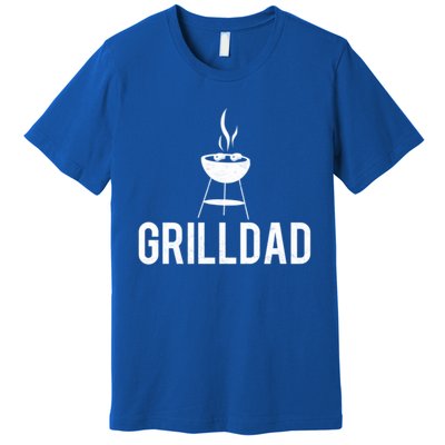 Grilldad Barbecue Grill Daddy Master Bbq Smoker Chef Dad Funny Gift Premium T-Shirt