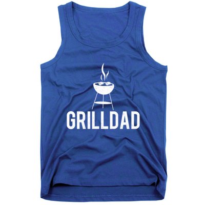 Grilldad Barbecue Grill Daddy Master Bbq Smoker Chef Dad Funny Gift Tank Top