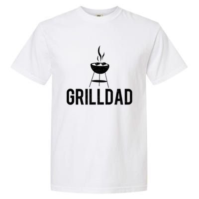 Grilldad Barbecue Grill Daddy Master Bbq Smoker Chef Dad Funny Gift Garment-Dyed Heavyweight T-Shirt