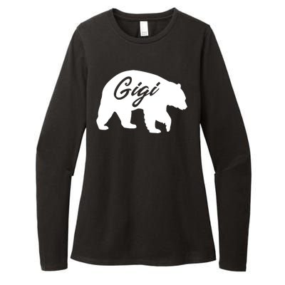 Gigi Bear Womens CVC Long Sleeve Shirt